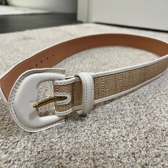 Zimmermann White and Tan Woven Belt main image 4